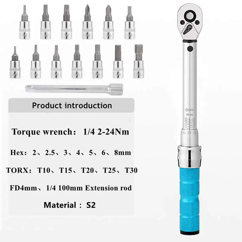 torque-wrench-set-15pcs-1-4-2-24nm-bike-allen-key-tool-socket-spanner