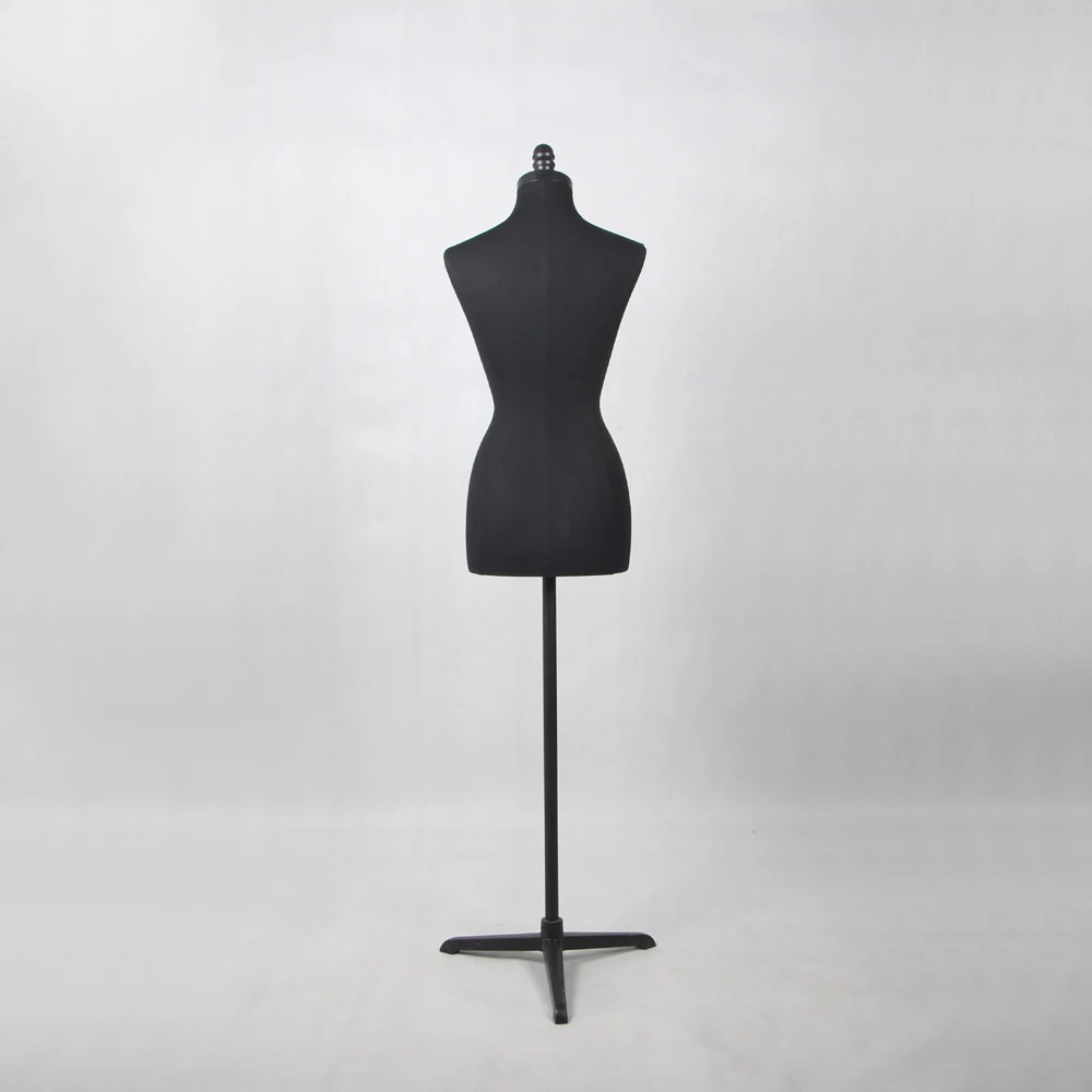 所有行业  服饰 人体服装模型  产品说明 黑色裁缝形式无头人体模特