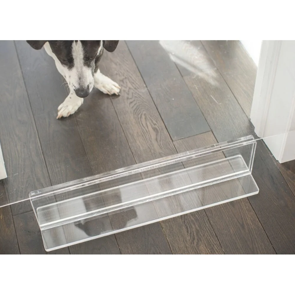 Movable Clear Acrylic Pet Gate View Panel With Handle Buy Movable