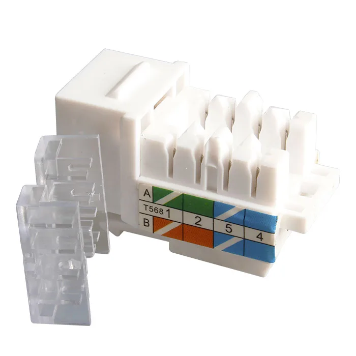 Un-shielded Vertical Utp Insert Rj45 Cat6 Line Socket Modul Keystone