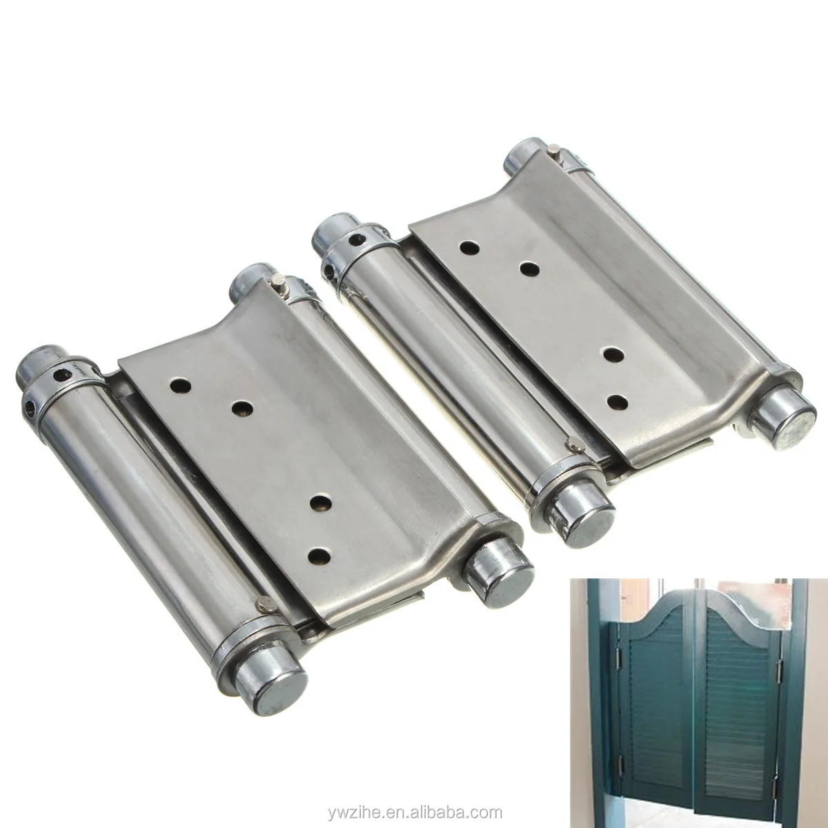 3 Inch Double Action Spring Hinge Saloon Cafe Door Swing Door Stainless Steel Hinge Suitable