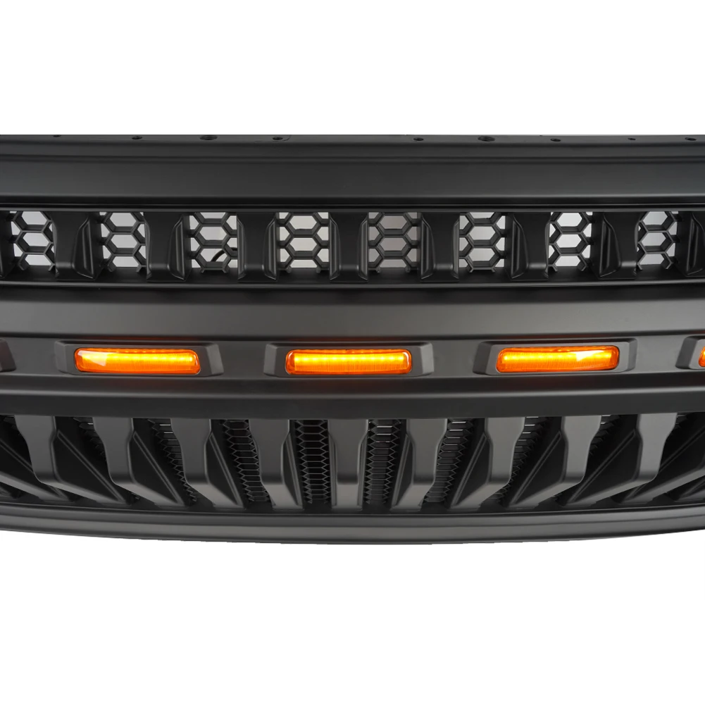 Front Grille with 5 LED Lights for Jeep Wrangler JL supplier