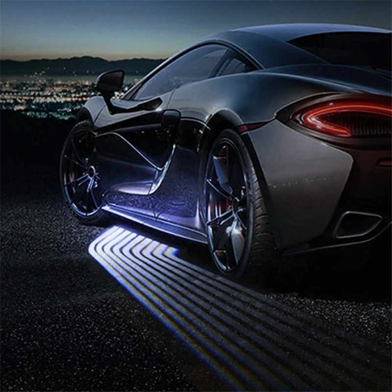 Awesome car side led lamp angel wing Courtesy welcome lamp night light step light for all car