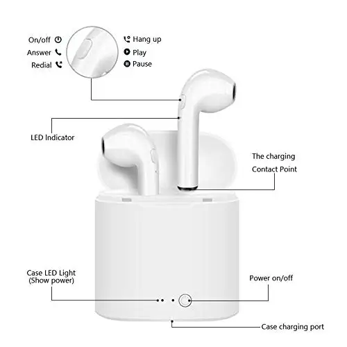 Cheap I7 Tws I10 I11s I9 Plus Mini Wireless Earphone Stereo Headset With Charger Box Earbuds - ANKUX.COM