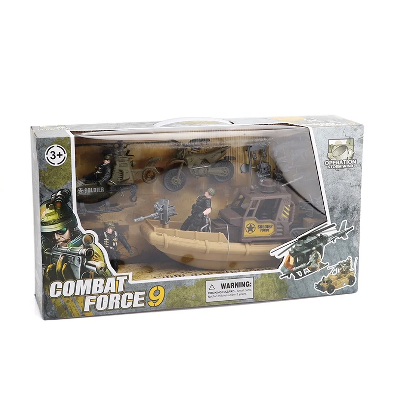 Ept Plastic Combat Force Military Vehicle Toys Soldier Play Set Toy Small Figures Action