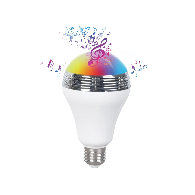 wireless colorful stage music E26 smart bluetooth music LED bulb light