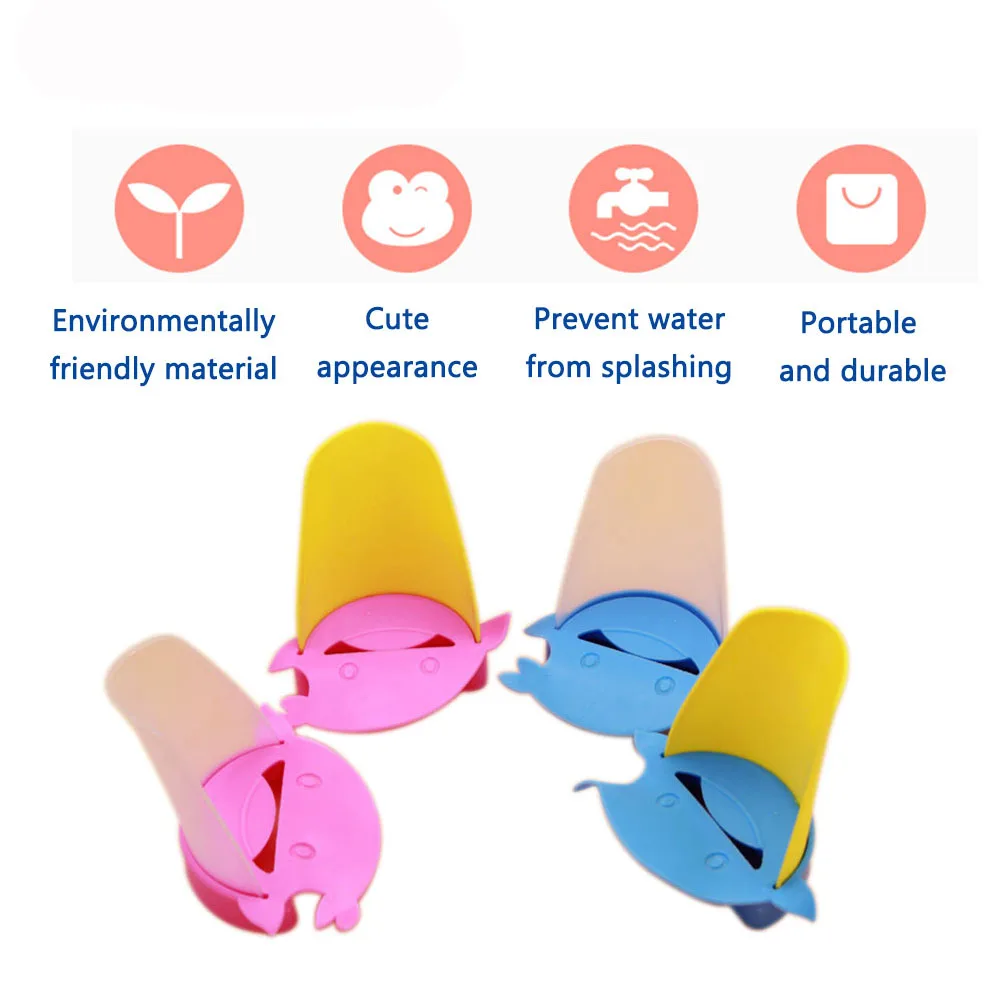 Hot selling Whale Shaped Baby Spout Faucet Extender,Silicone Faucet Cover For Children