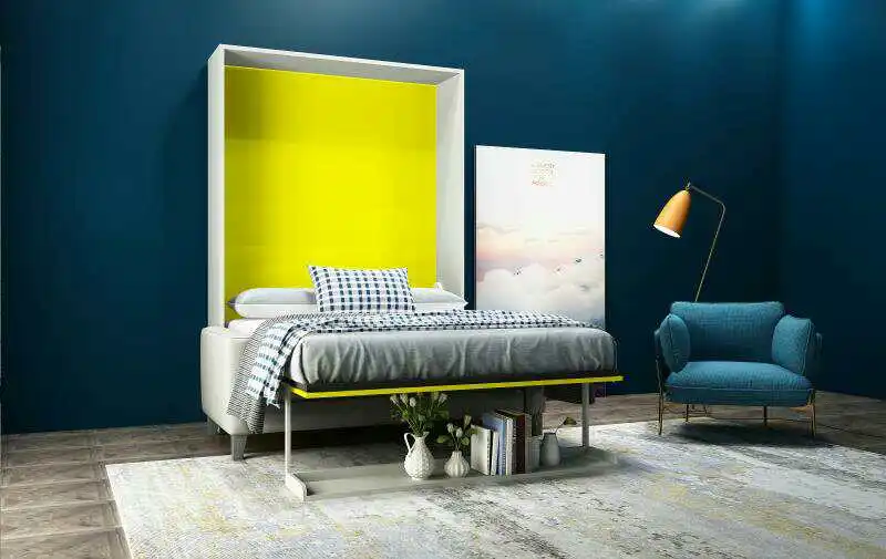 Space Saving Wall Mounted Modern Transformable Folding Wall Bed With