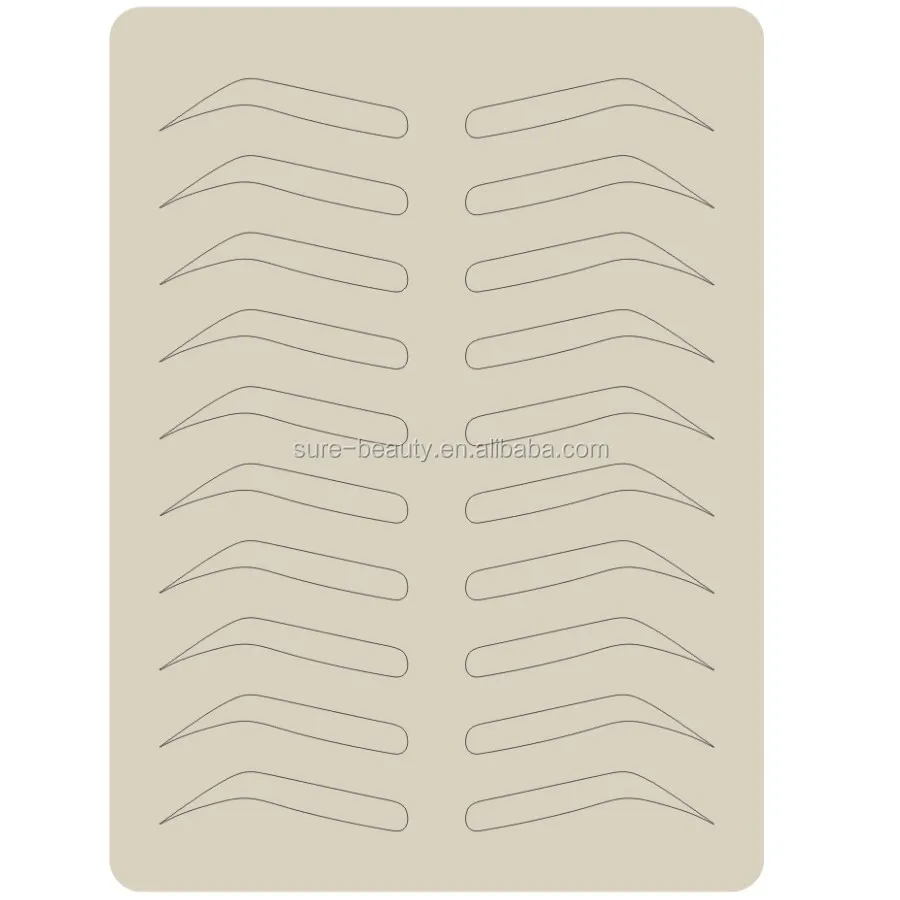 black eyebrow frame skin