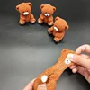 New Arrival Squeeze Relief Animal Return Back Soft Colorful TPR Squishy Ball Toy Stretchy Flour Bear Toys