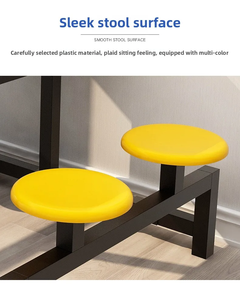 product modern square 4 6 person stainless steel foldable eco friendly school canteen dining table chairs set home hotel kitchen wood-11