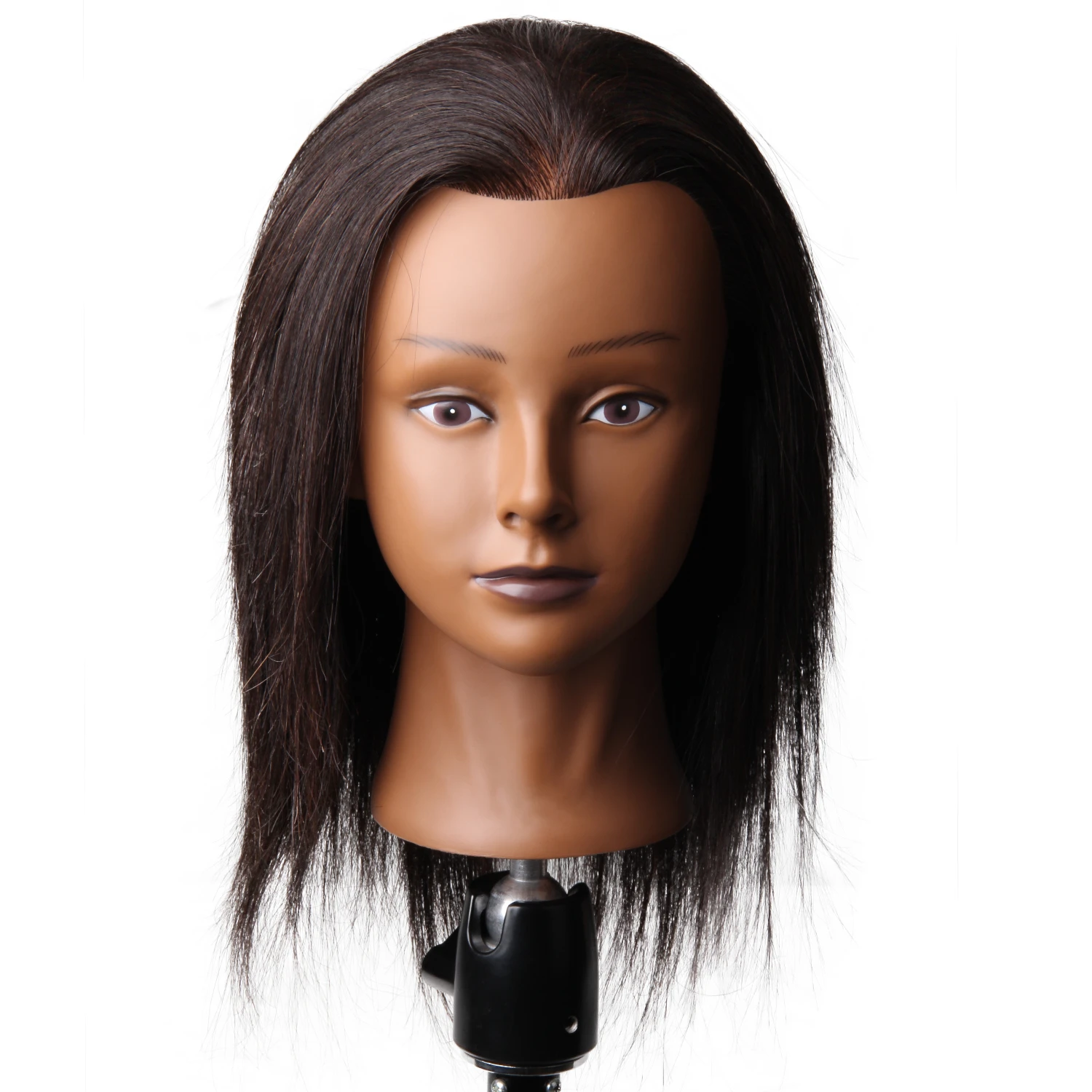 Top Quality Famela African American Training Mannequin Head With Indian Human Hair Buy Famela