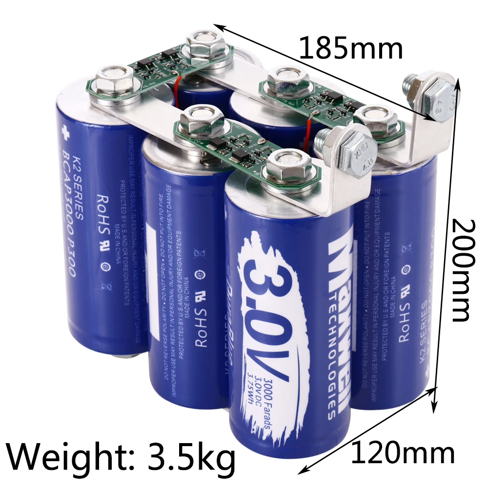 maxwell 18V 500F super capacitor car battery super capacitor 12v