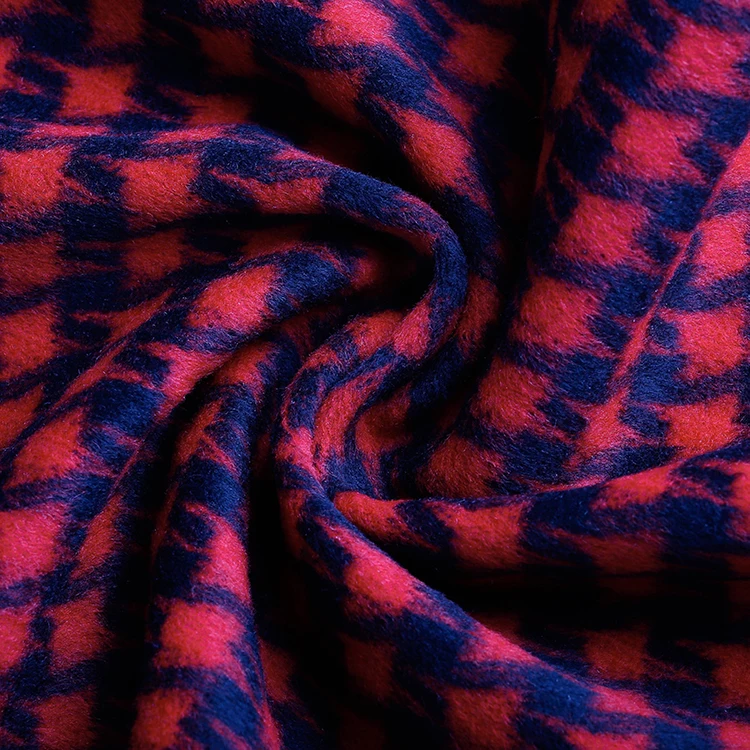 yarn dyed women houndtooth fabric