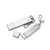Wholesale Price Rectangle Usb Metal Pen Drive With Cap Waterproof Portable Strip Flash promotion Gift Format Cool Thumb Drives
