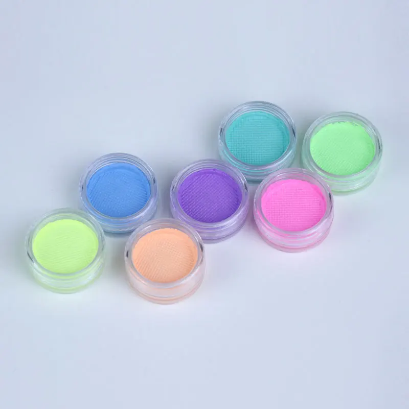 
3g Pastel Fluorescent uv color water based Face and Body Paint glowing in the dark 