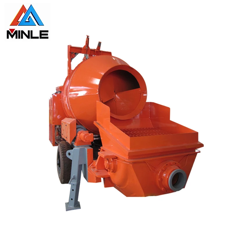 mixer with concrete pump