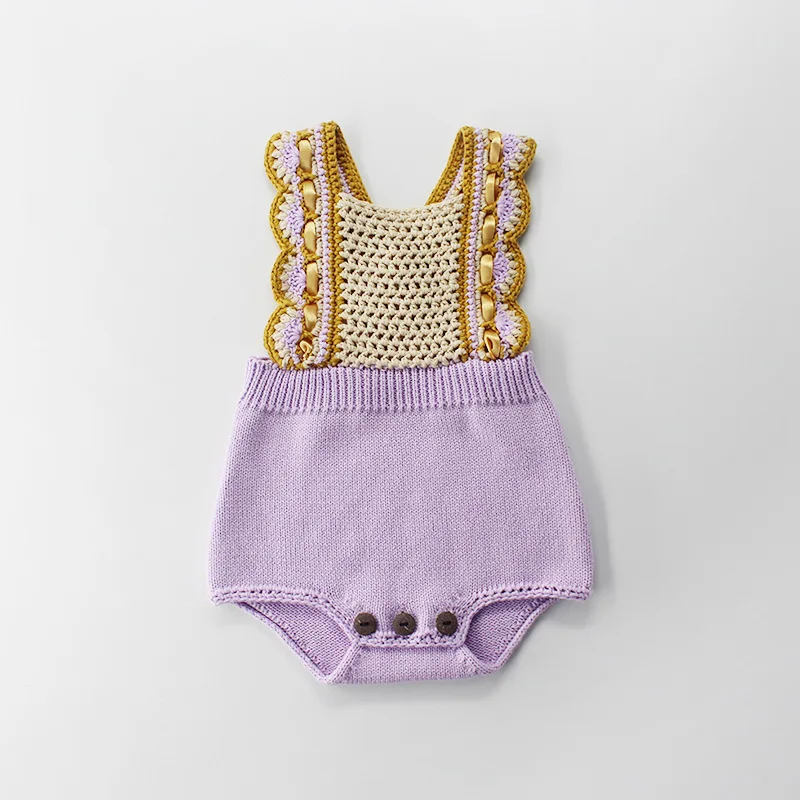 Newborn Baby Girls Crochet Rompers Outfits Warm Short Sleeve Clothes Rainbow Sweater Winter Knitted Romper Buy Baby Girl Winter Clothes Set Crochet Baby Rompers Baby Girl Knitted Romper Product On Alibaba Com