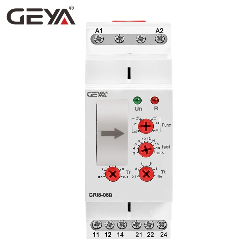 GRI8-03 Relé De Monitoramento De Corrente Proteção Inteligente Geya