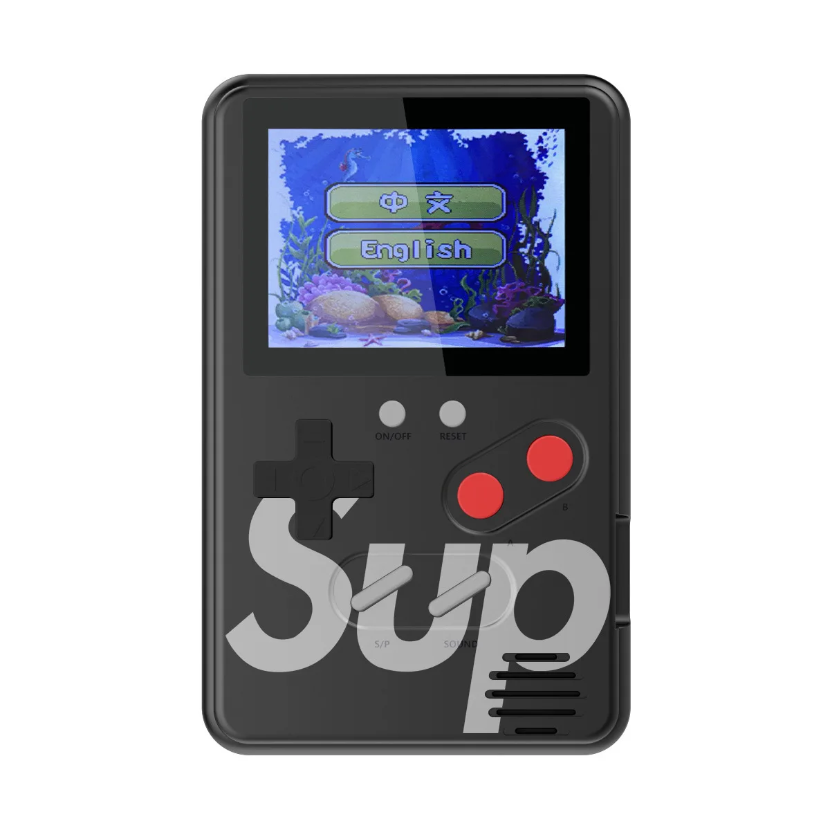 迷你游戏机持有人手持视频游戏机内置 500 复古经典游戏支持