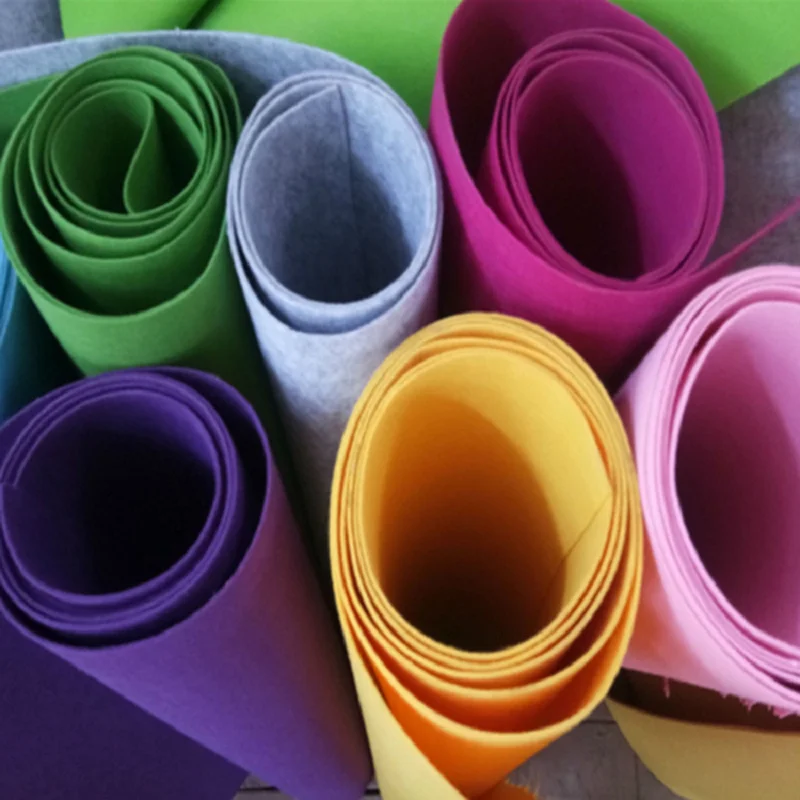 wholesale from factory polyester felt rolls for children toys