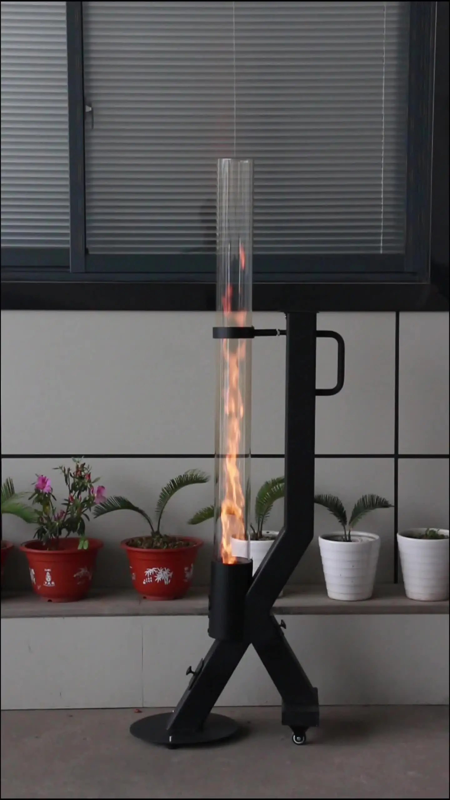 Outdoor Wood Pellet Patio Heater Stylish Efficient