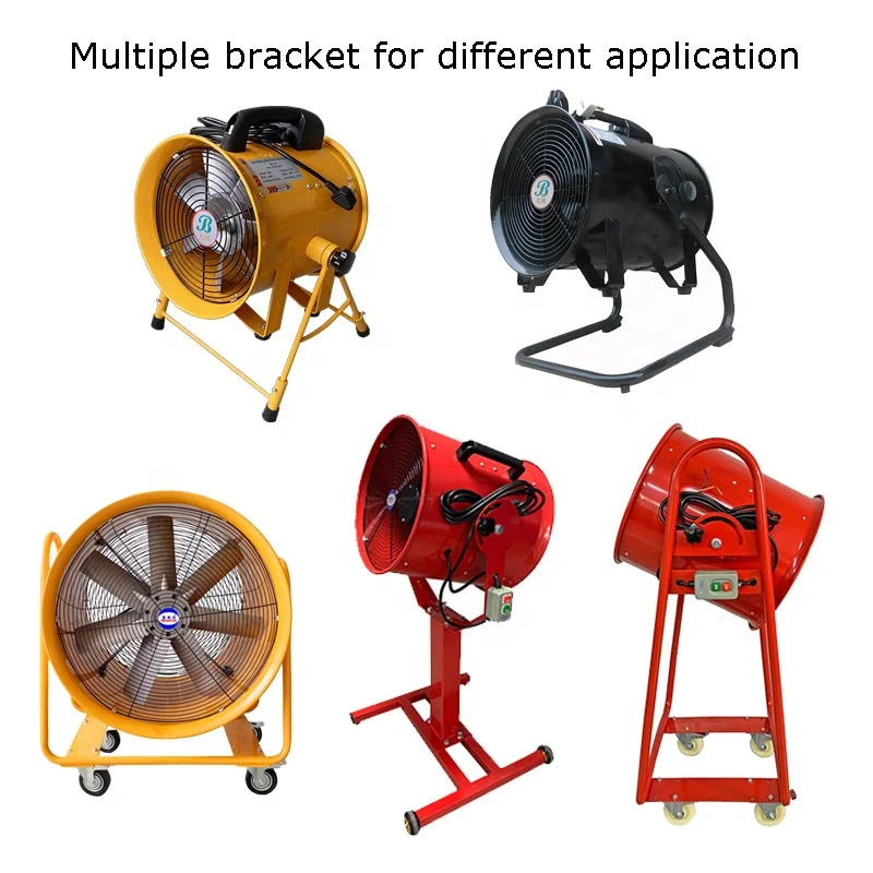 Portable Axial Exhaust Fan, DFV, SHT-30, 12", 300mm - detail 12