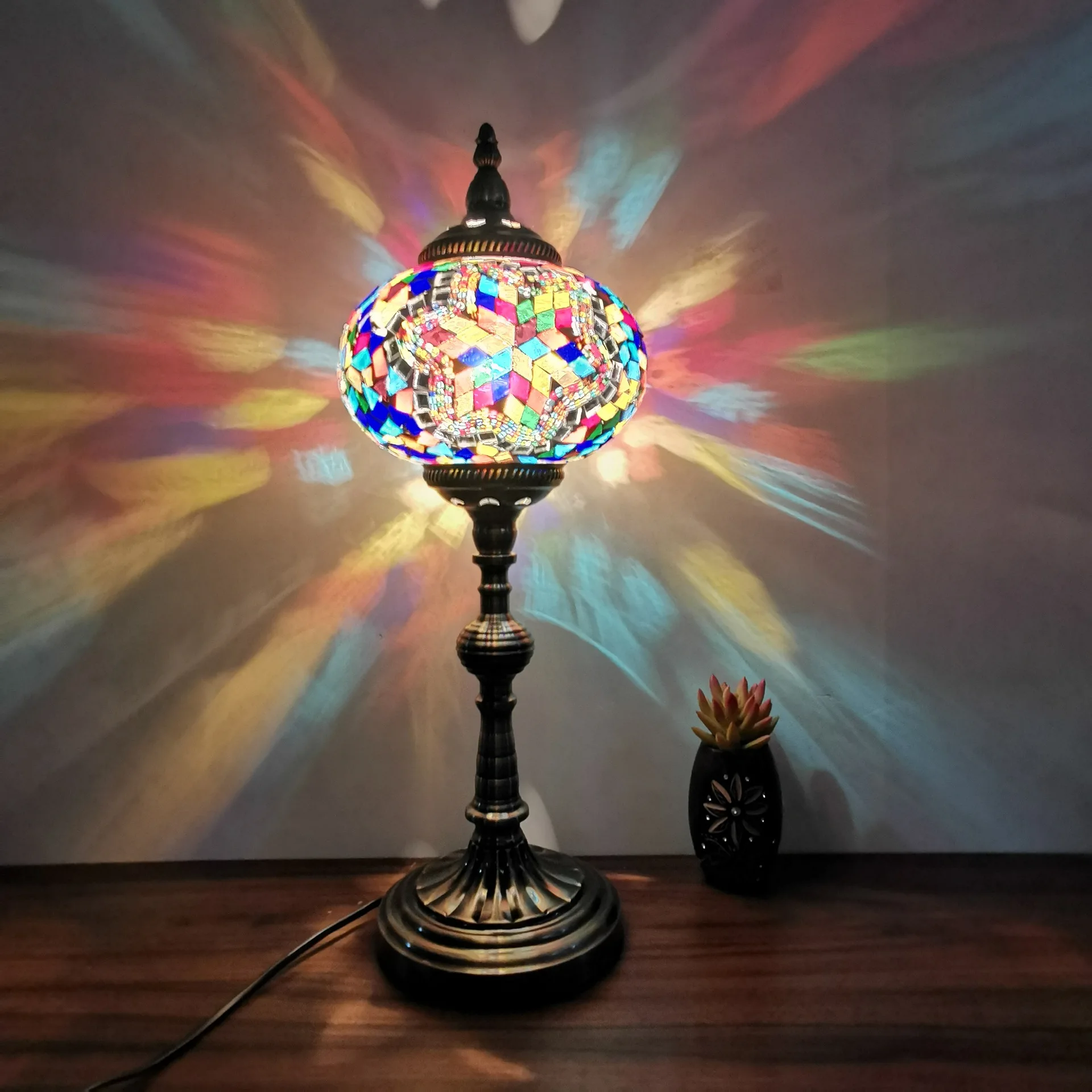 National Style Table Lamp Living Room Bedroom Restaurant Table Lamp