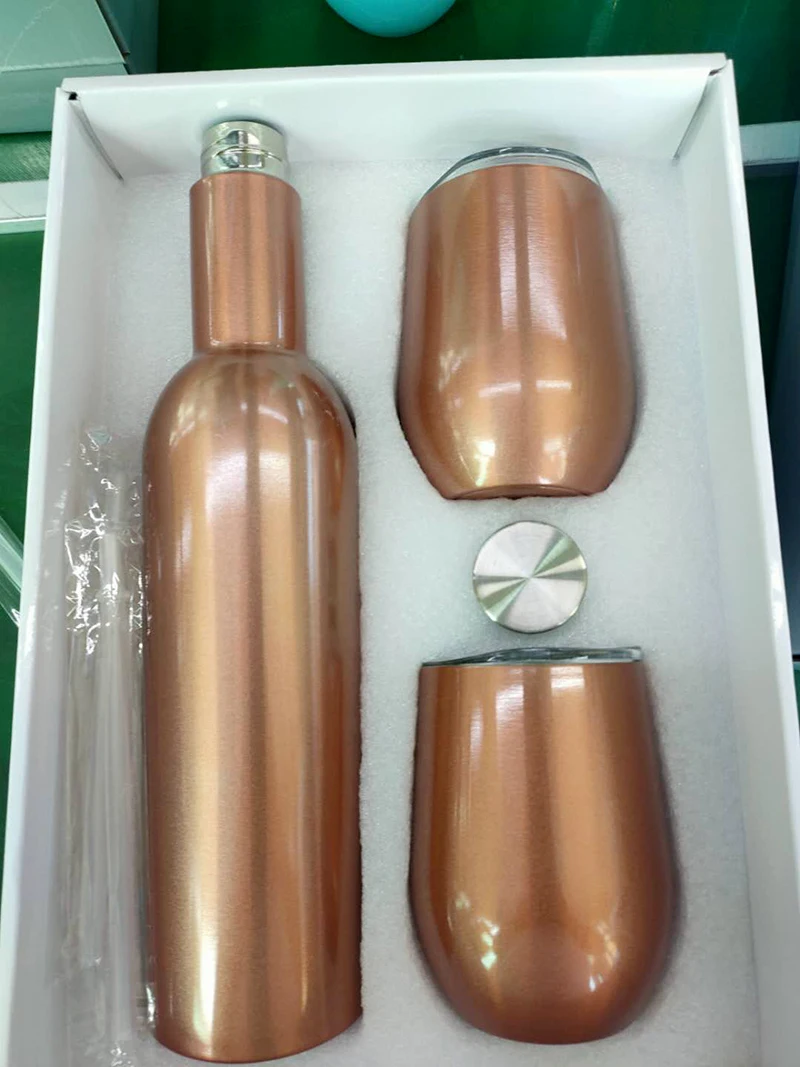 500ml 750ml Wine Tumbler Sets 17 Oz Insulated Wine Sets Wholesale Gifts