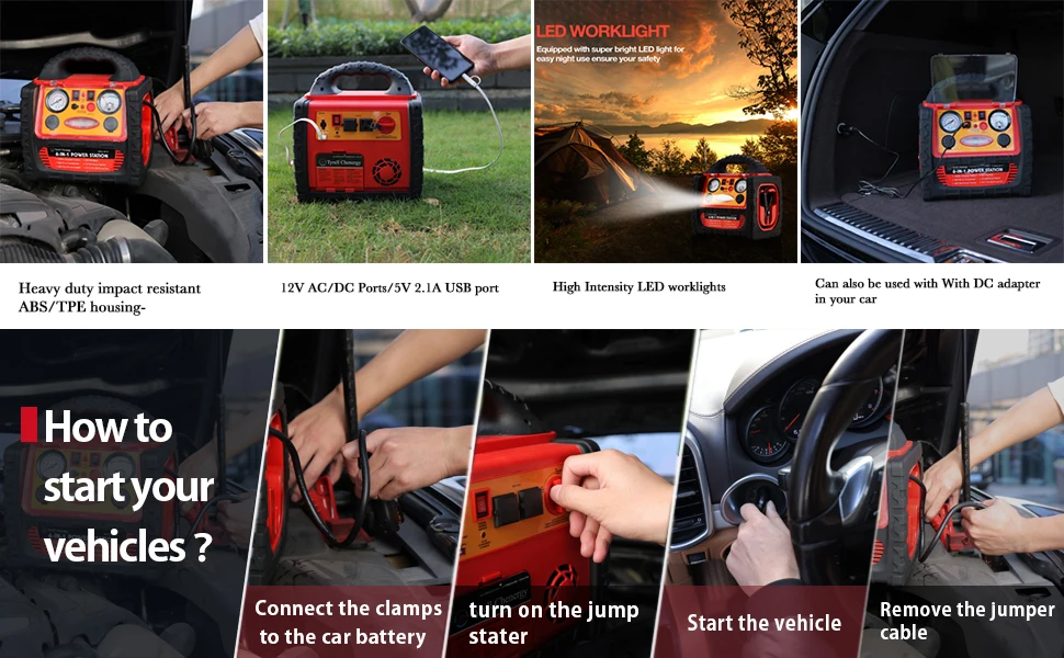 Astroai Car Jump Starter&lithium Ion Batteries Of R&d Factory,Lead Acid