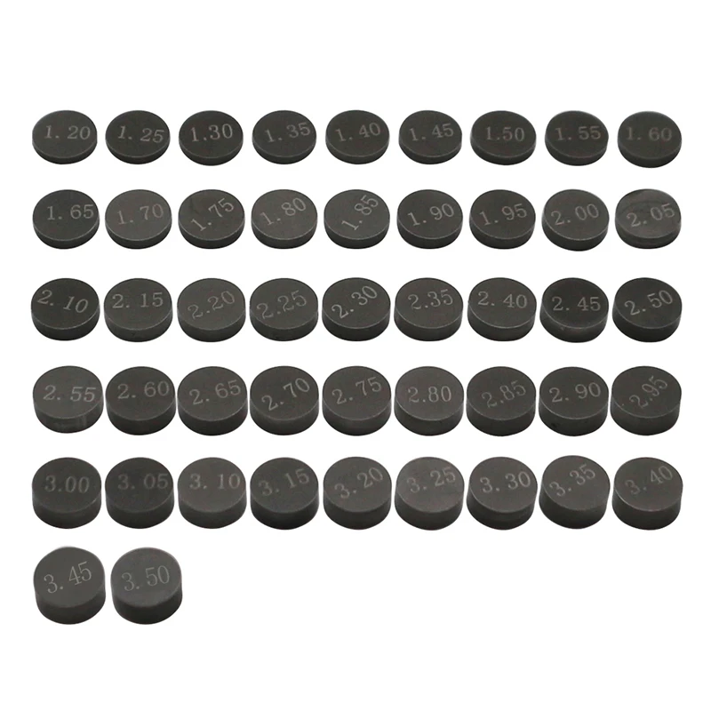 47pcs Motorcycle 7.48mm Valve Shims Kit For Honda Chf50 Crf150r Crf150r Expert Crf250r Crf250x