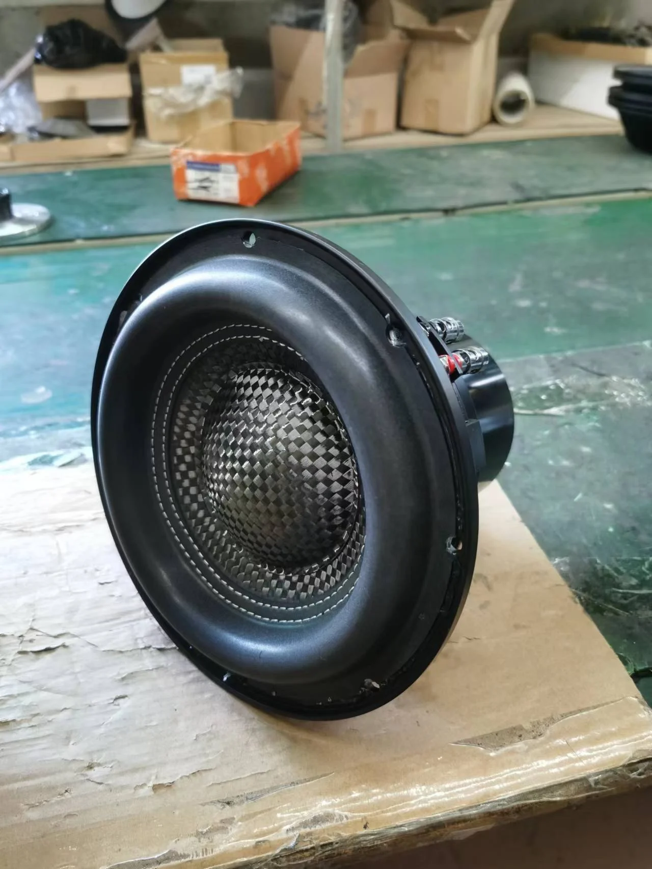 product wholesale 8 inch car audio subwoofer with 1200w rms dual coil neodymium and carbon cone car audio enhancement-4