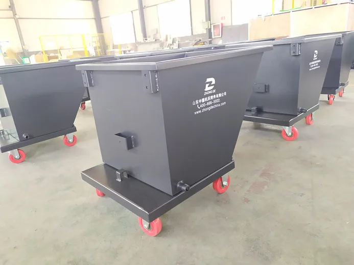 Chip conveyor trolley