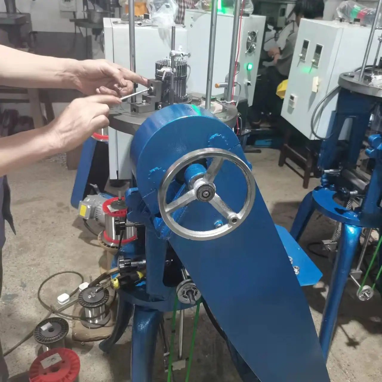 Metal Circular Knitting Machine Wire Mesh Making Machines For Weaving