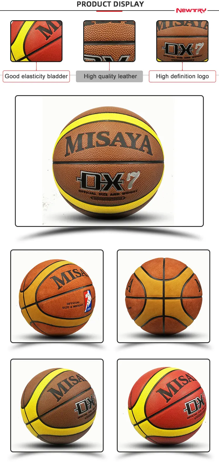 Molten Official Size 7 Indoor Outdoor 29.5'' GZ7X Composite Leather Basketball 