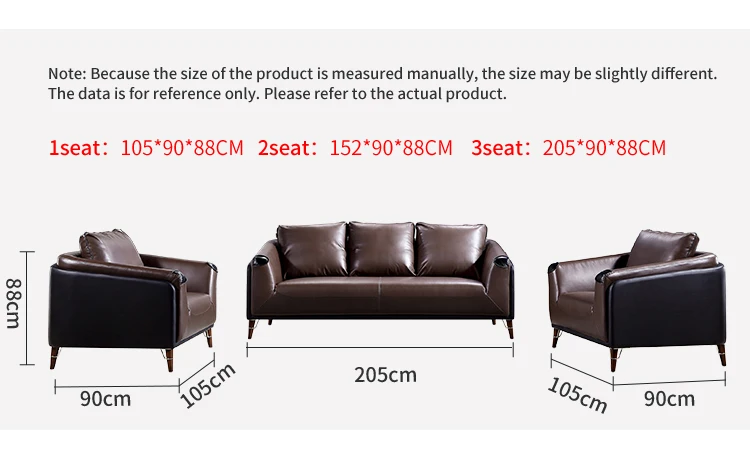 Pengpai Low Price Lazy Boy Genuine 3 2 1 Tufted Leather Set Sofa