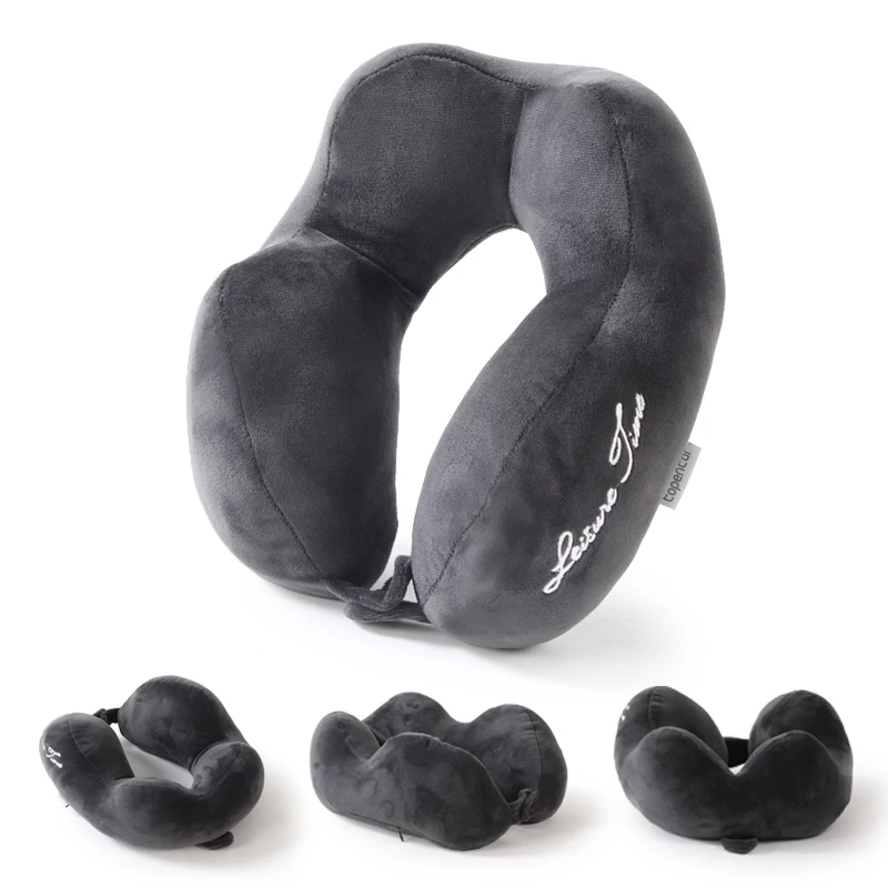 Airplane Support Travel Massage Pillows Comfortable Pillows Home Sleep Memory Foam Neck U-Shape Pillows