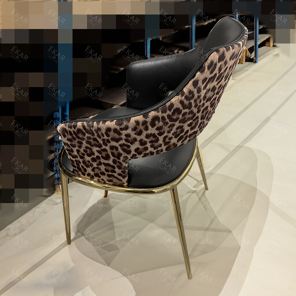 Modern Elegance Gold Mirror Stainless Steel Dining Chair - Aesthetic Enhancement supplier