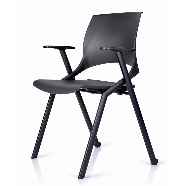 Hot sale in market Foldable black metal folding chairs