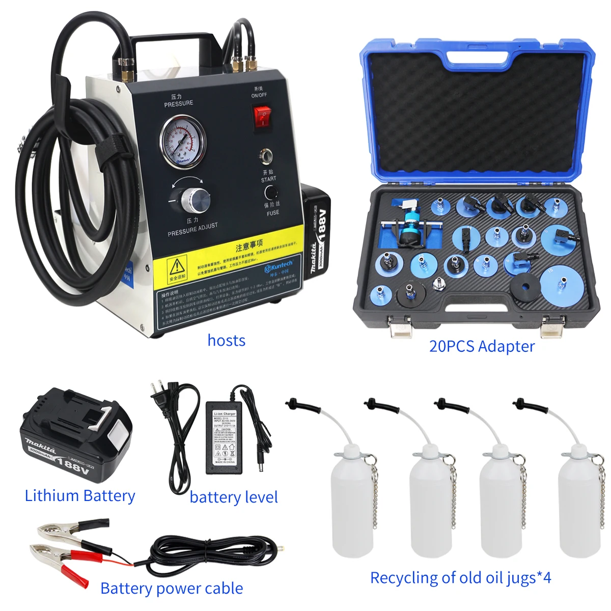 Factory Oem Portable Automatic Pulsating Brake Oil Changer Auto Brake