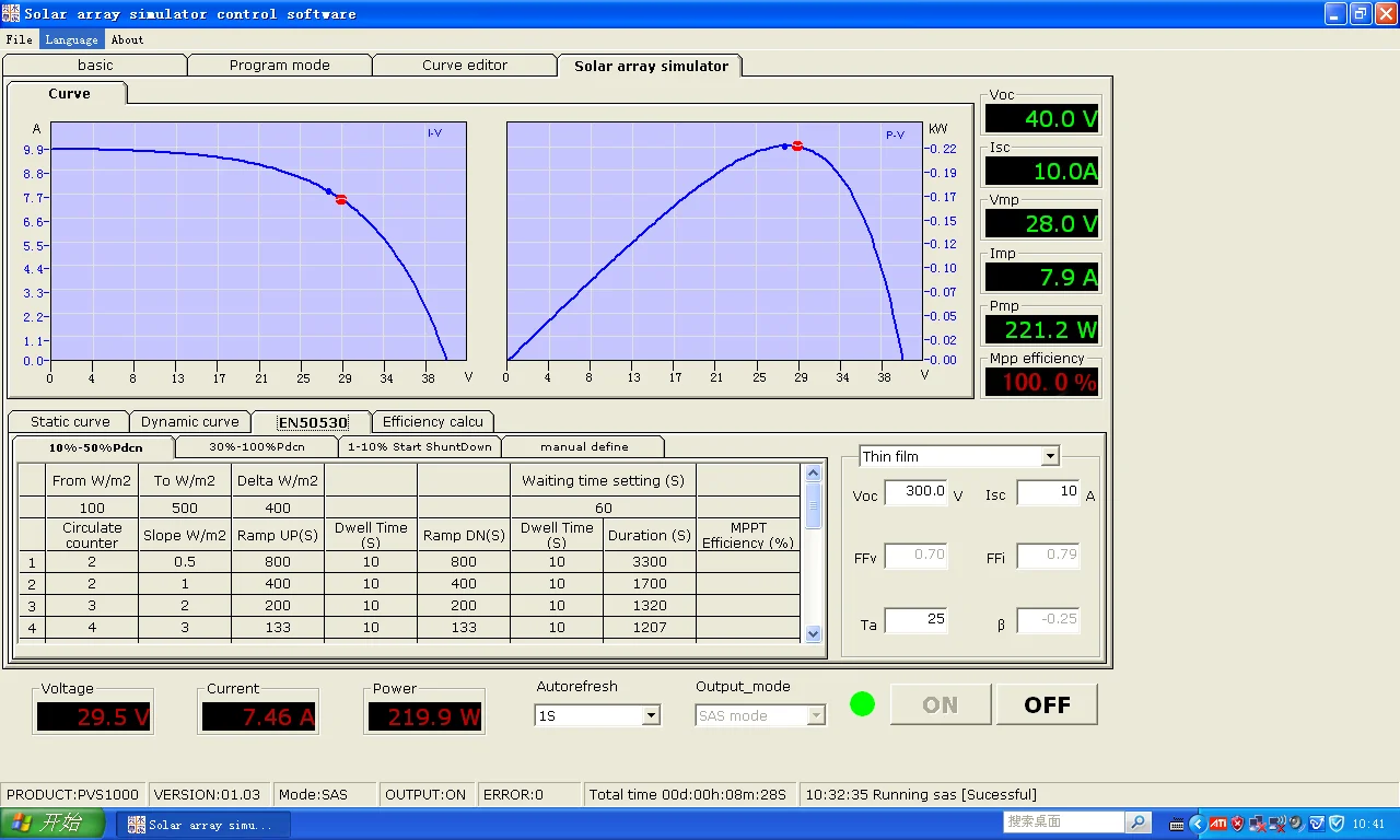 Curve editor