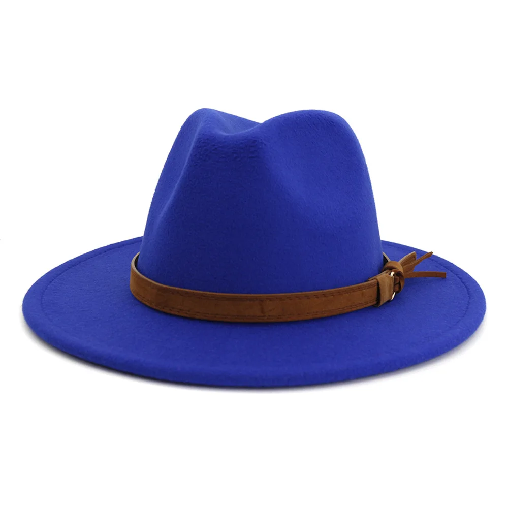 High Quality Wholesale Fake Wool Felt Fedora Hat For Men Fedora Hat For ...