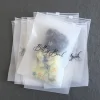 Eco friendly Zipper Resealable Clothes Packaging Frosted Plastic Ziplock Bag PE Zip Lock Packaging Bag