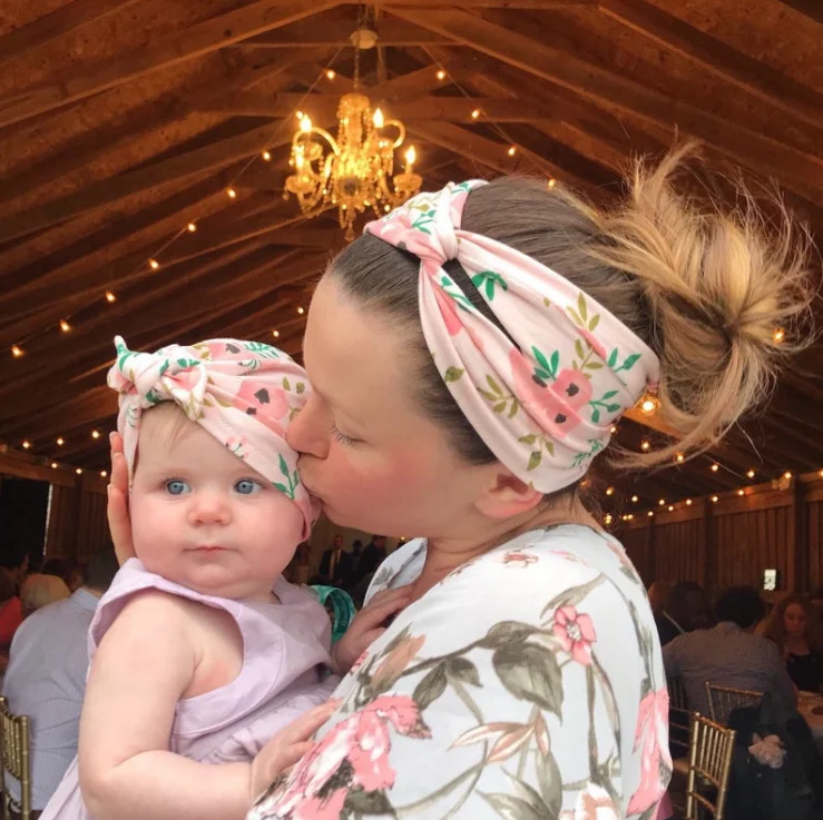 matching mom and baby headbands