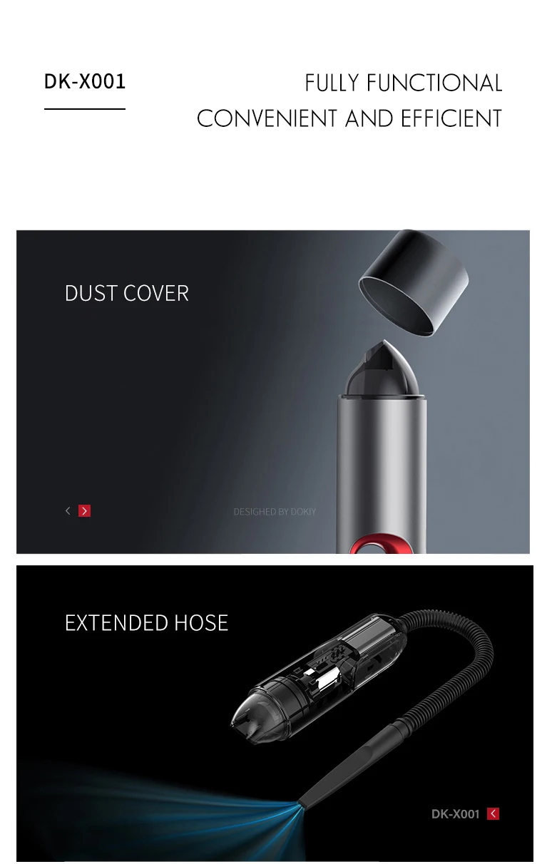 2020 Dokiy Latest Home Vacuum Cleaner Easy Carry Fast Cleaning Stronger