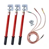 China wholesale High Voltage Substation work safety circuit 110kv 35mm2 ground earth wire set with clamp