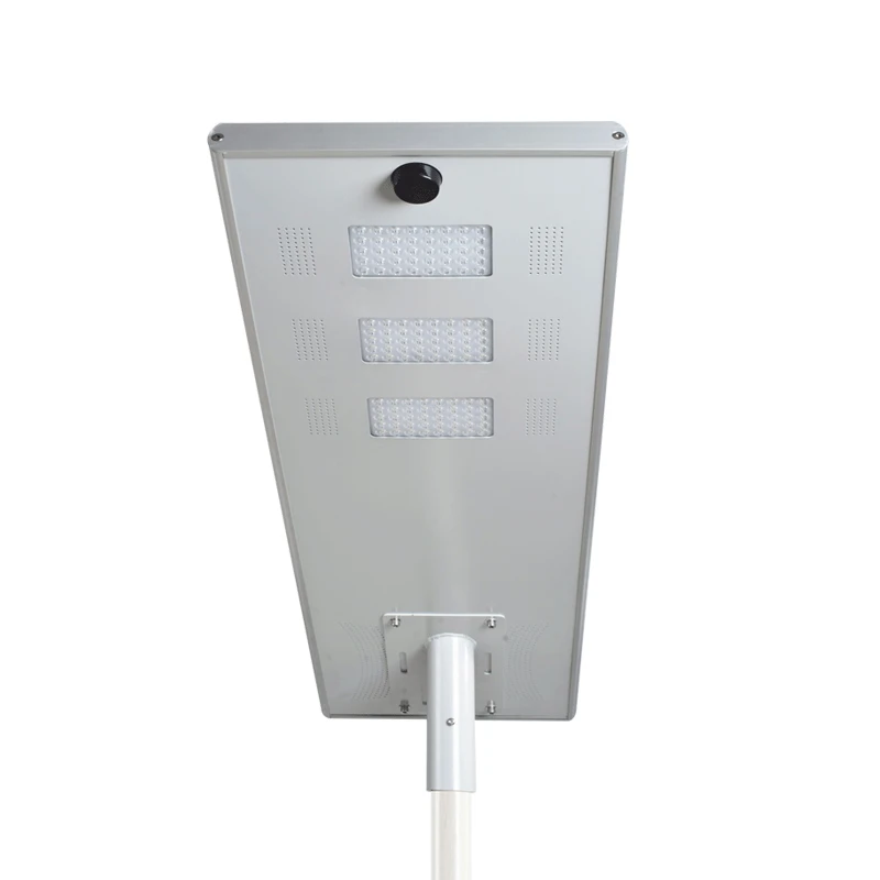 Energy saving led solar street light 100w led lamp street parking meter system solar power outdoor dual white head spot light