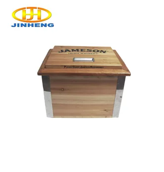 outdoor wooden cooler box