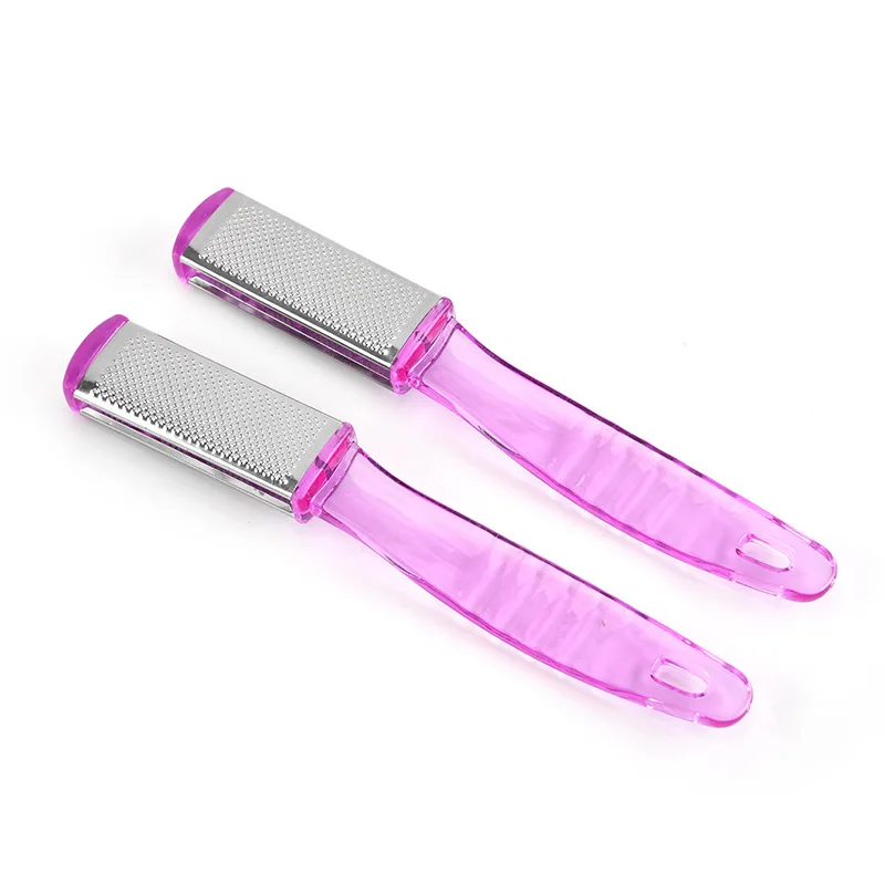 product factory direct price foot file stainless steel pedicure tool plastic foot file-3