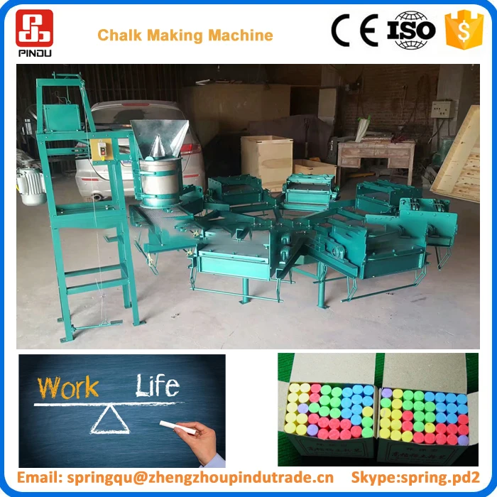Industrial Colorful School Chalk Marker Making Machine With Mold Low